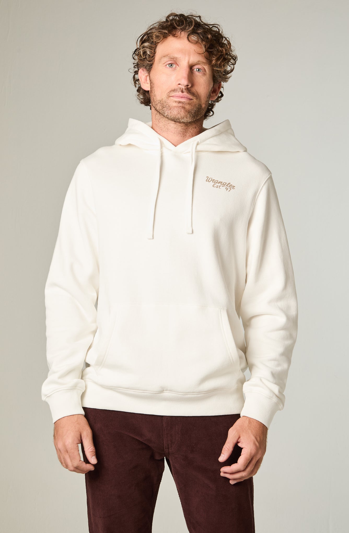 Polerón Hombre Hoodie Reg Regular Blanco
