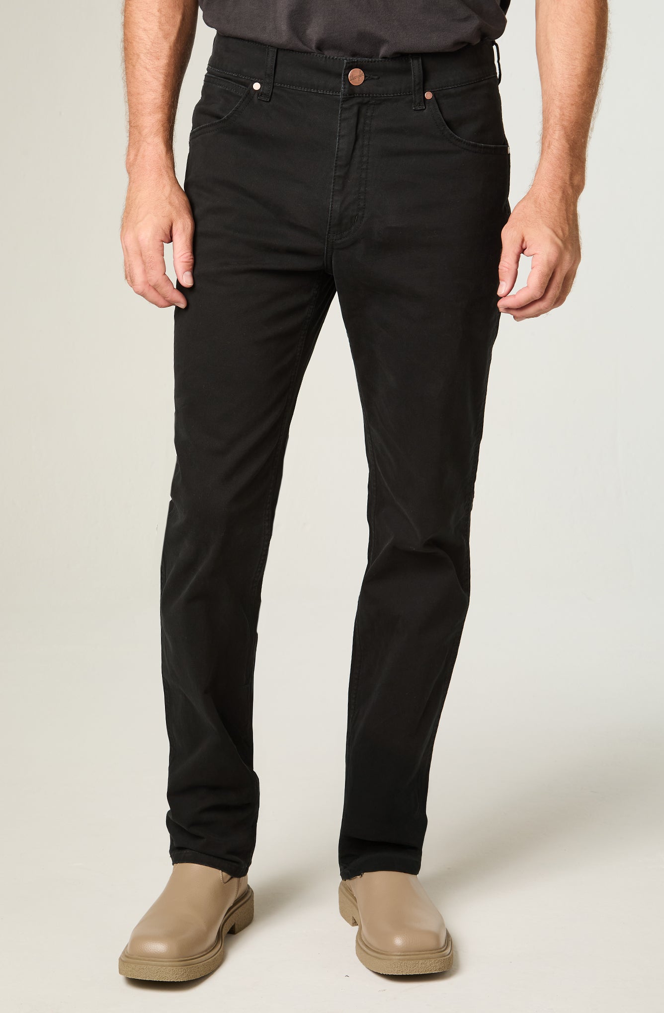 Pantalón Hombre Greensboro Twill Black Faded