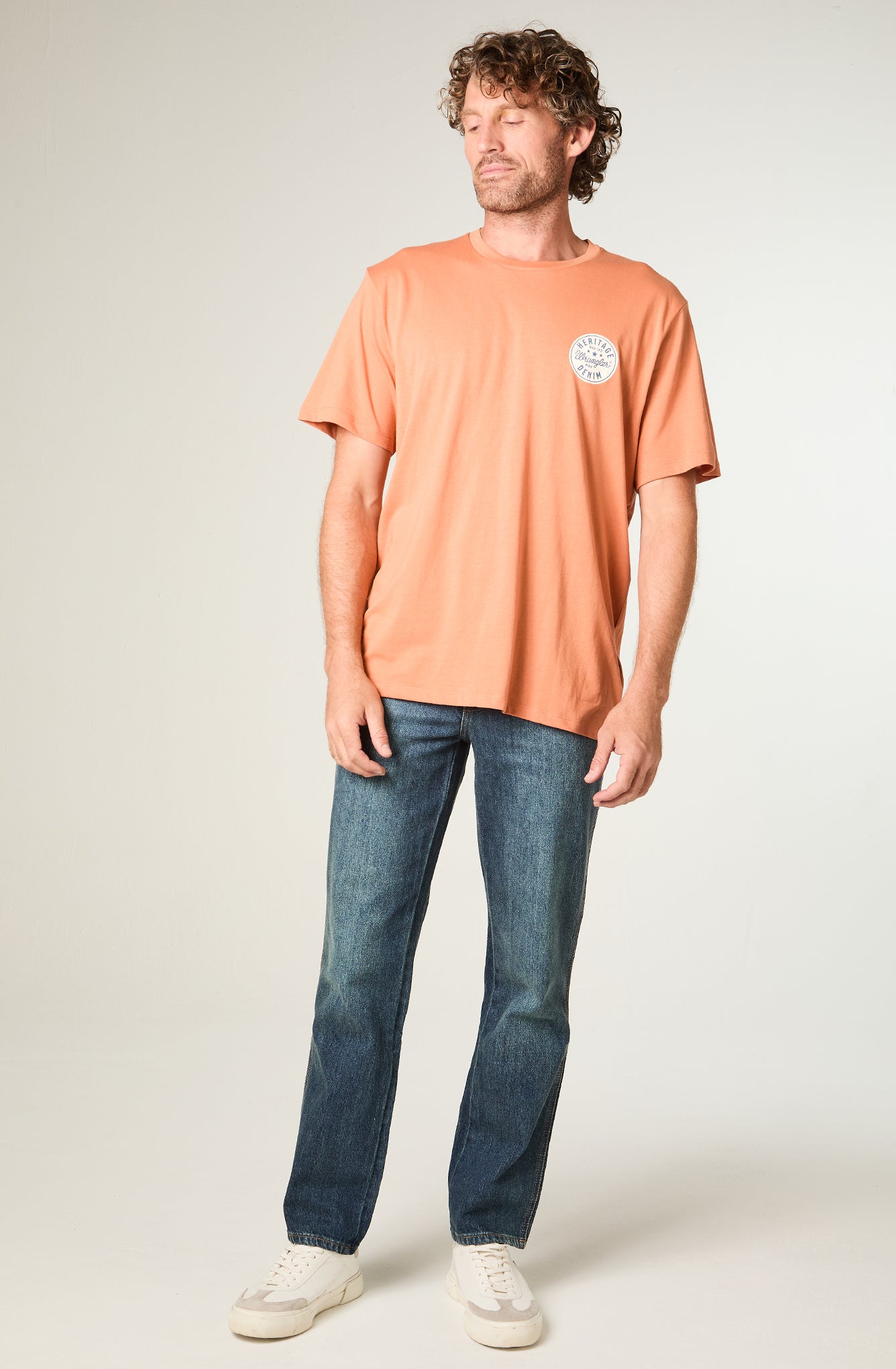 Polera Hombre Circle Tee Orange