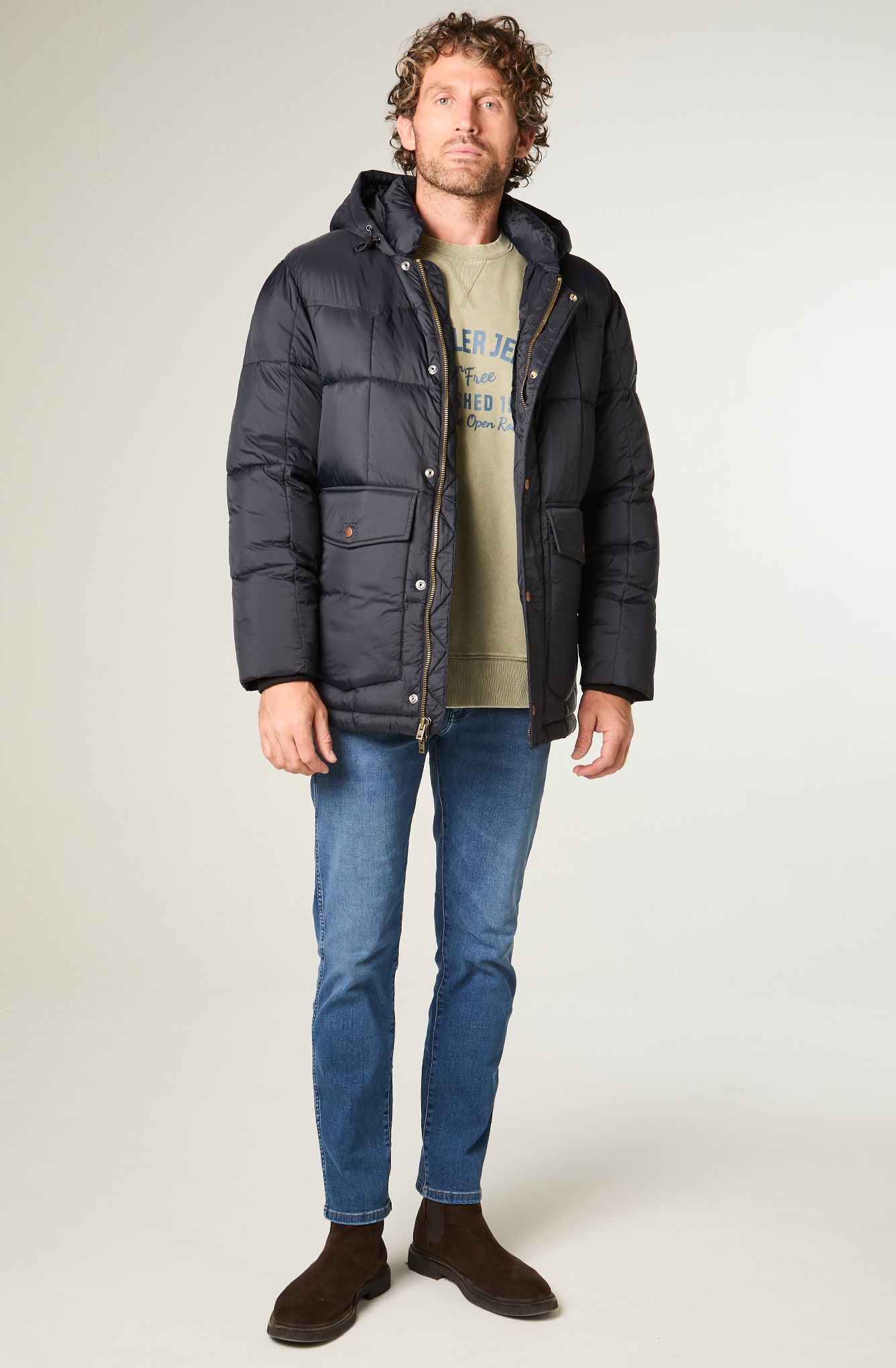 Parka Hombre Jacket Regular Negro