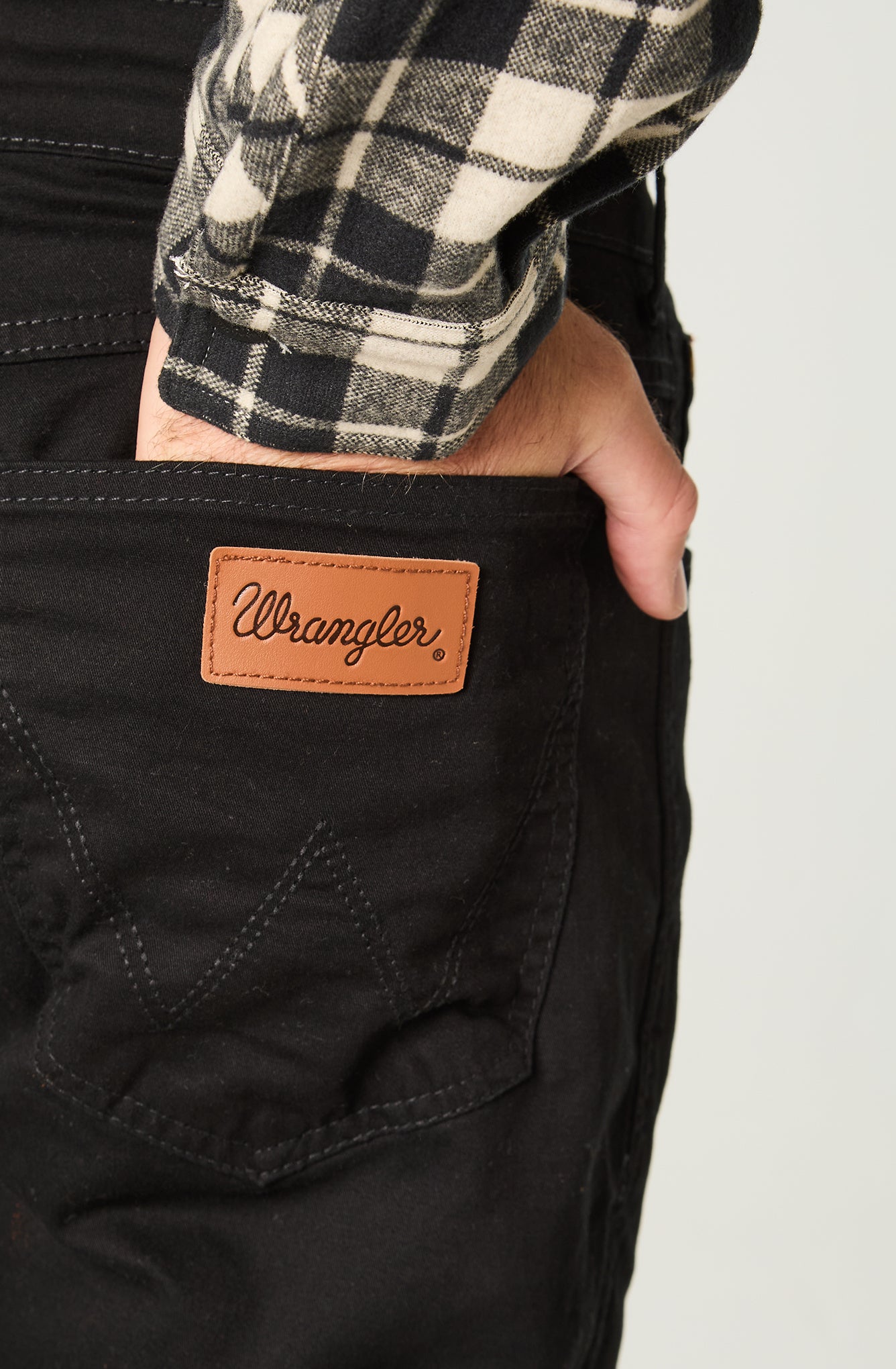 Pantalón Hombre Tiro Alto Texas Twill Color Negro