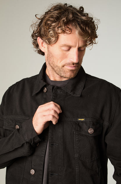 Chaqueta Hombre Trucker Black