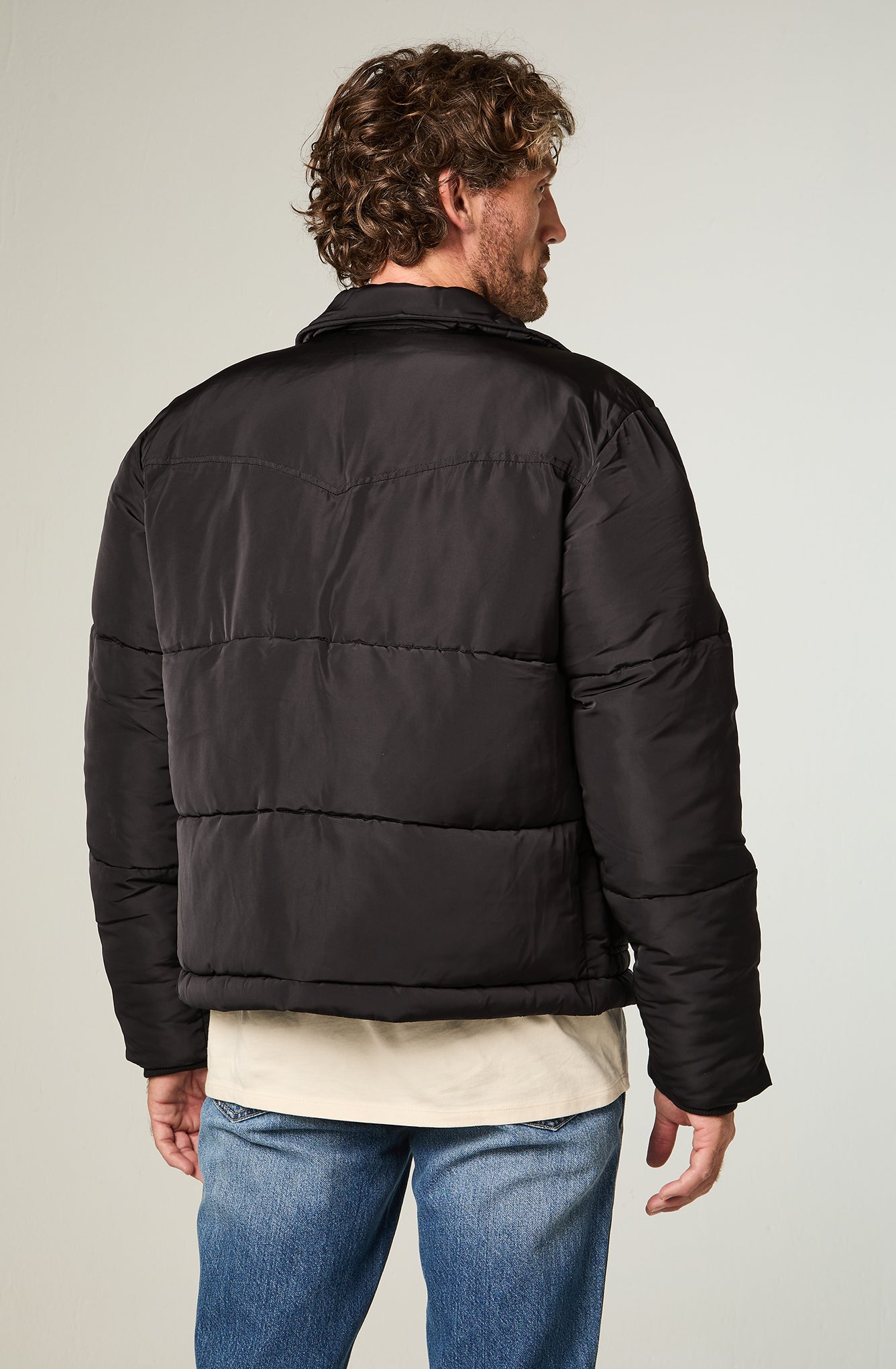 Chaqueta Hombre Puffer Jacket Regular Negro
