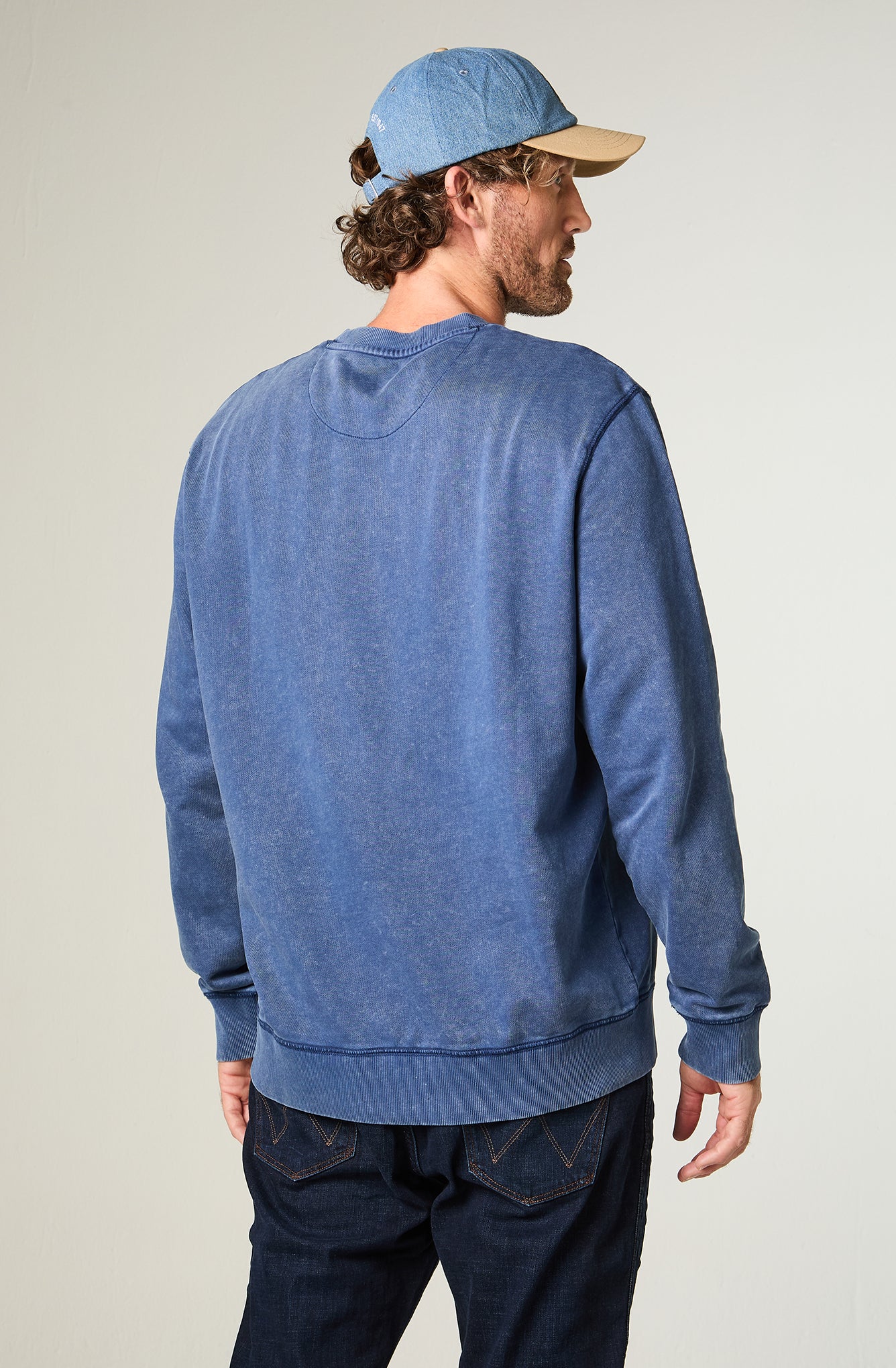 Polerón Hombre Graphic Acid Sweatshirt Indigo Acid