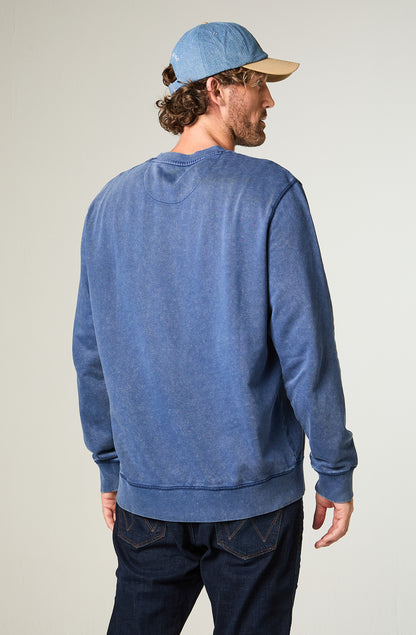 Polerón Hombre Graphic Acid Sweatshirt Indigo Acid