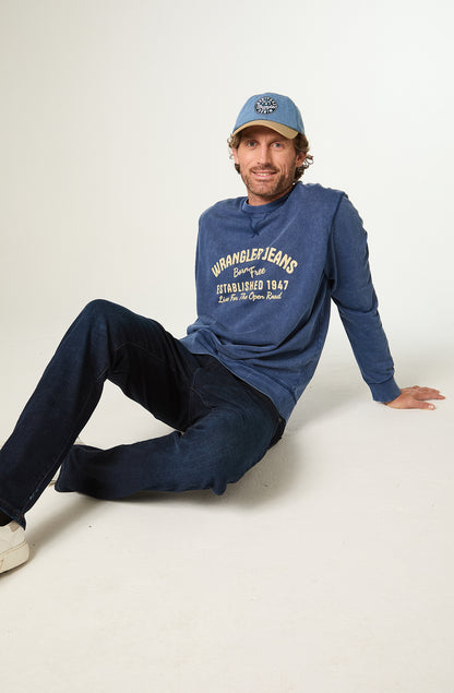 Polerón Hombre Graphic Acid Sweatshirt Indigo Acid