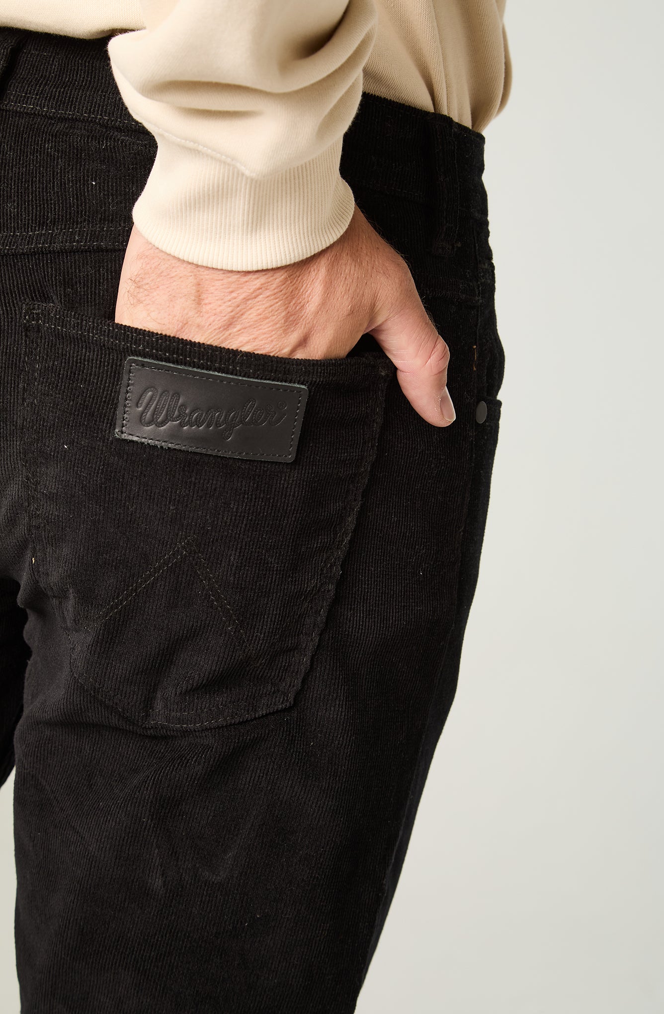 Pantalón de Cotelé Wrangler® Hombre negro