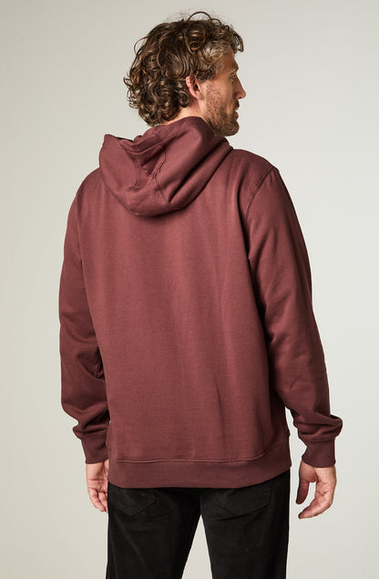 Polerón Hombre Regular Fit Hoodie Brown Vintage