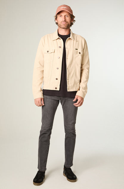 Chaqueta Hombre Trucker Beige