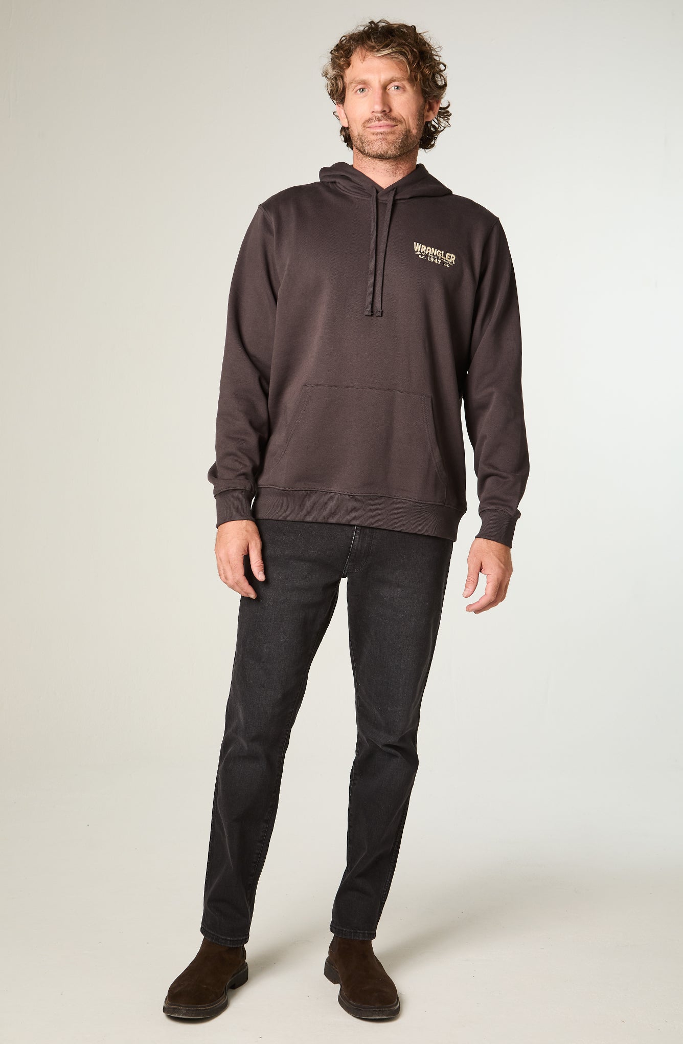 Polerón Hombre Regular Fit Hoodie Faded Black