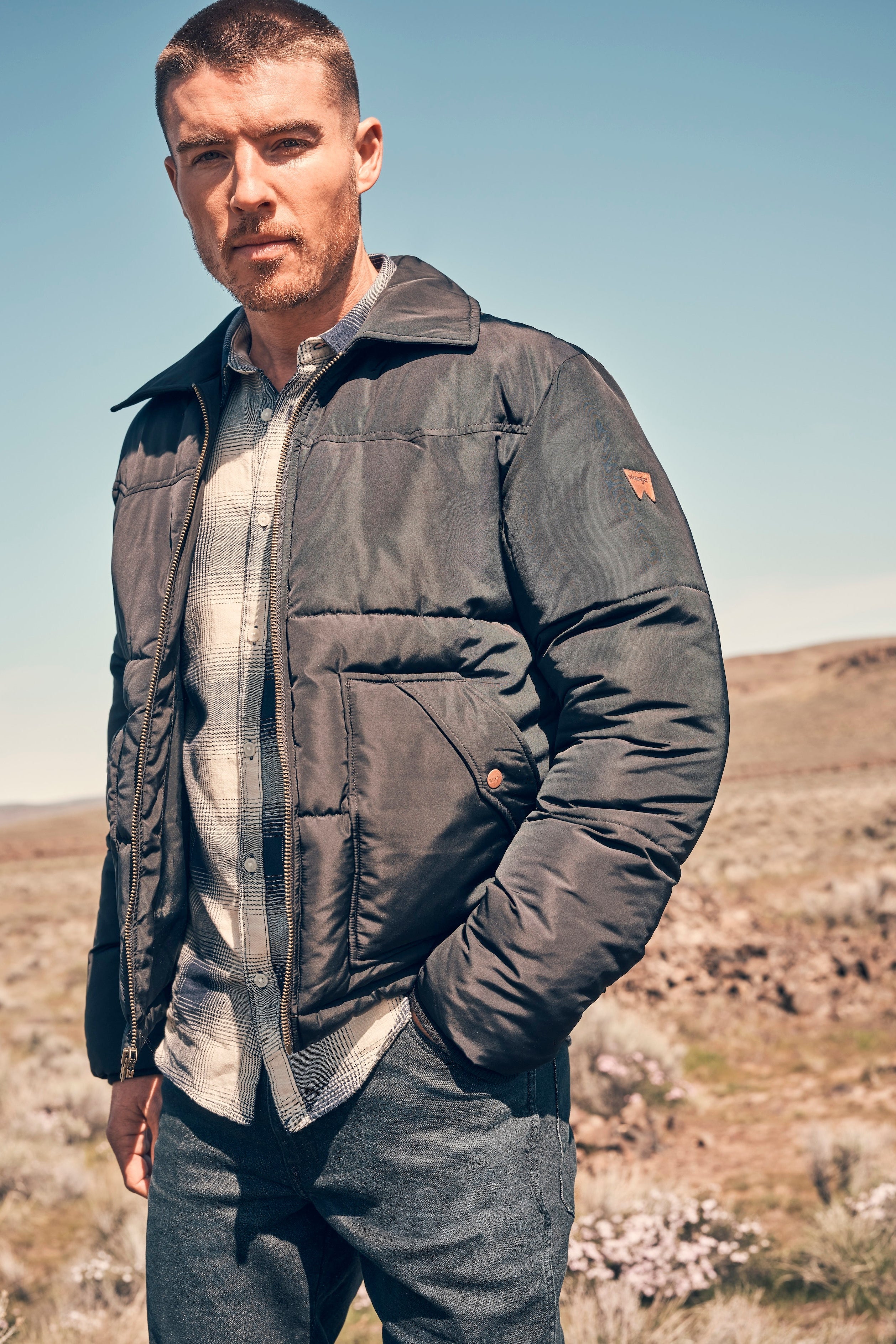 Chaqueta Hombre Puffer Jacket Regular Negro