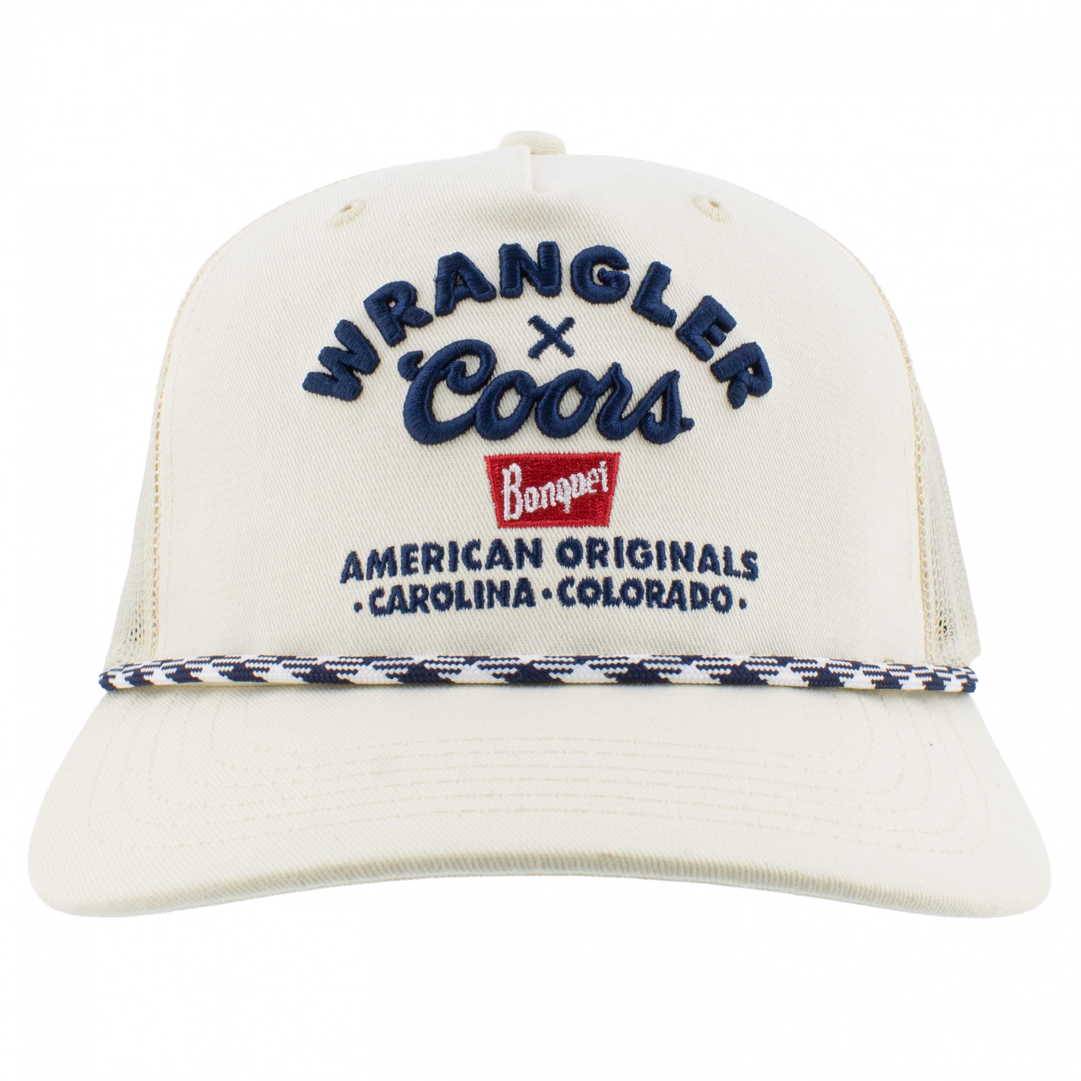 Wrangler X Coors American Original White Trucker Hat