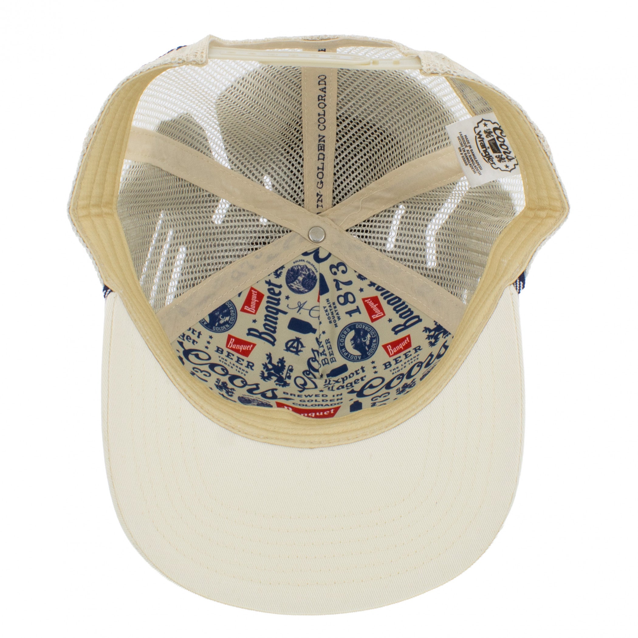 Wrangler X Coors American Original White Trucker Hat