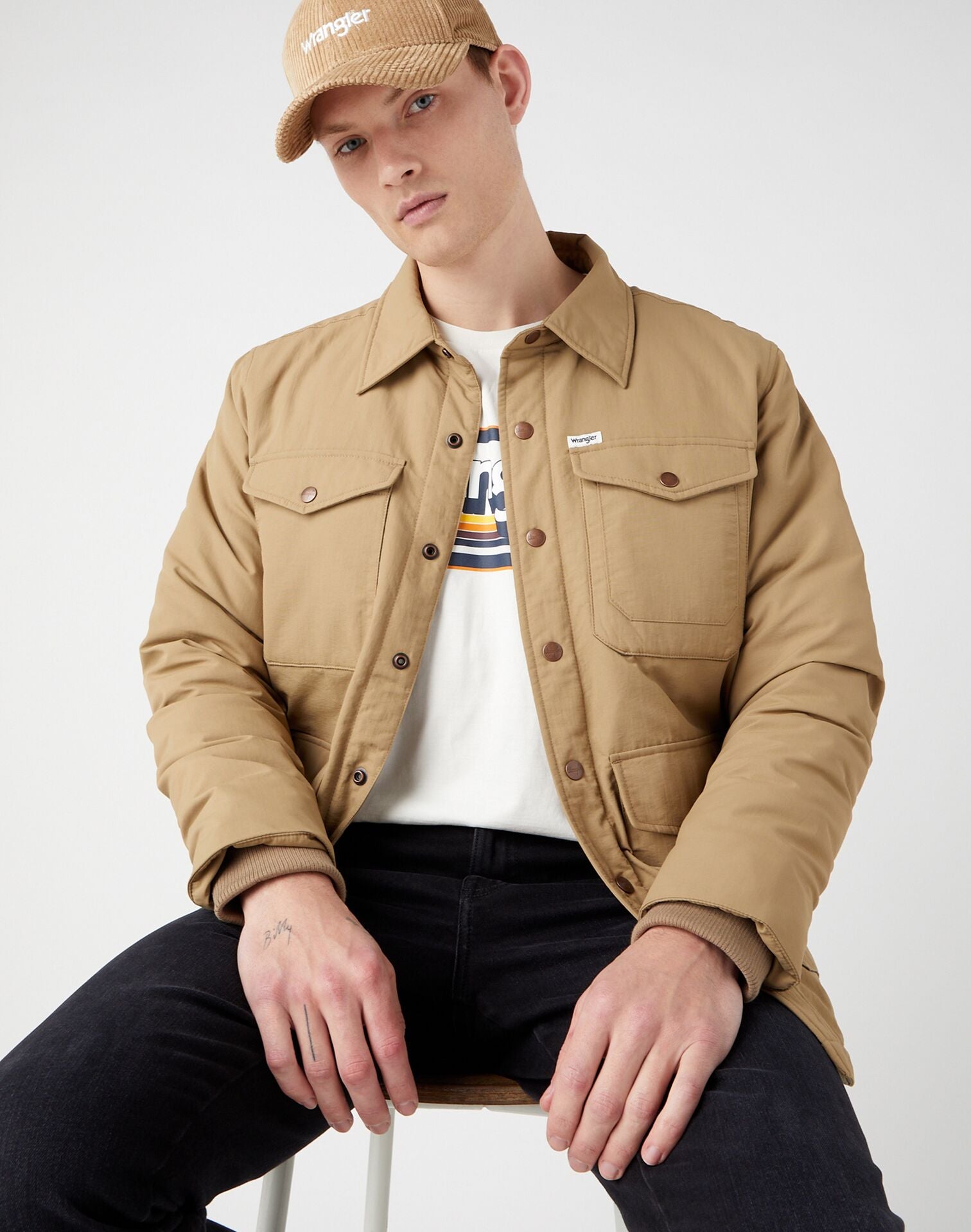 Jockey Hombre Corduroy Cap Chinchilla