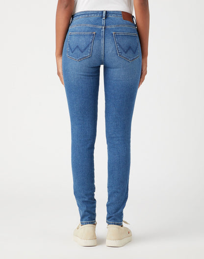 Jeans Mujer Skinny Mid Rise Cyote