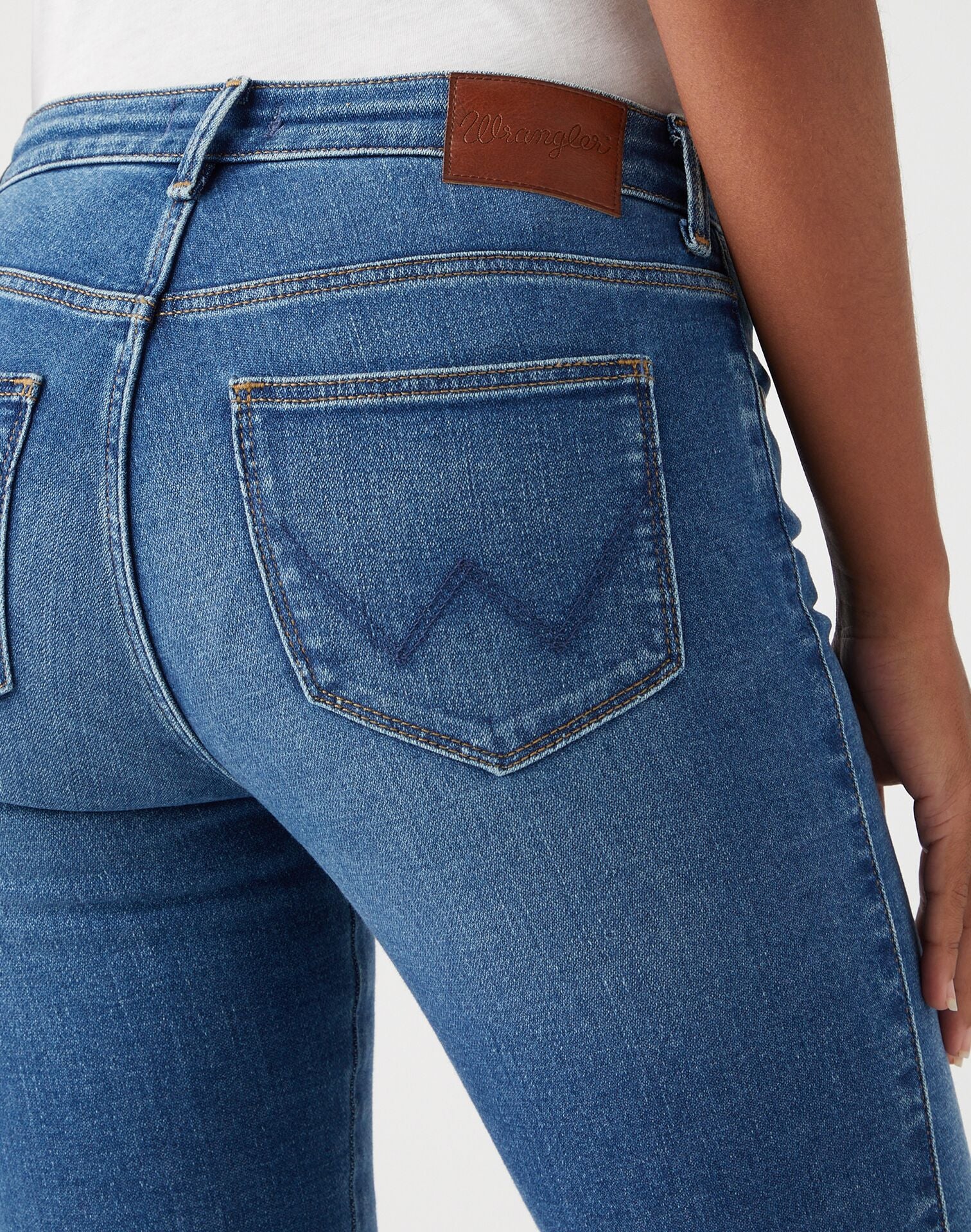 Jeans Mujer Skinny Mid Rise Cyote