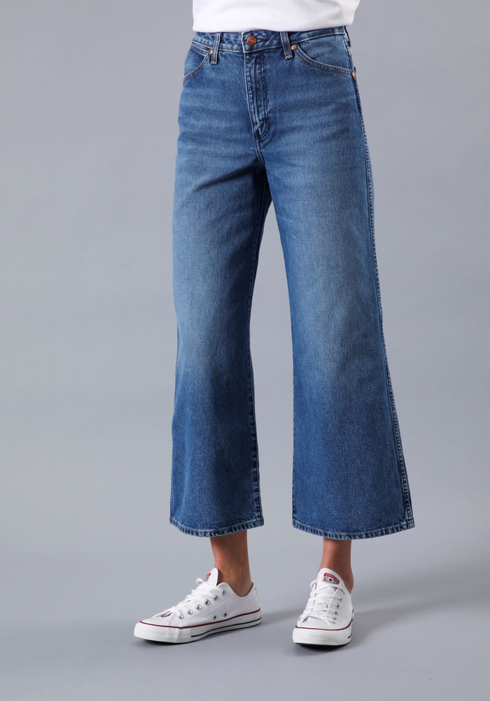 Jeans Mujer Tiro Alto World Wide Flare Fit Pre Loved