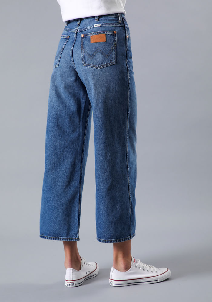 Jeans Mujer Tiro Alto World Wide Flare Fit Pre Loved