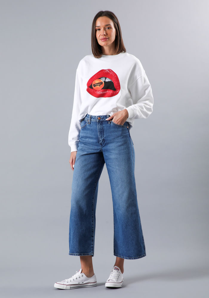 Jeans Mujer Tiro Alto World Wide Flare Fit Pre Loved