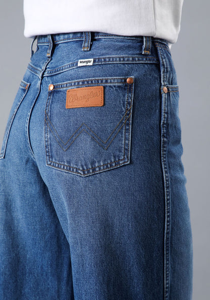 Jeans Mujer Tiro Alto World Wide Flare Fit Pre Loved