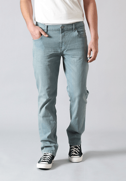 Jeans Greensboro Slim Straight Fit Silver Washed