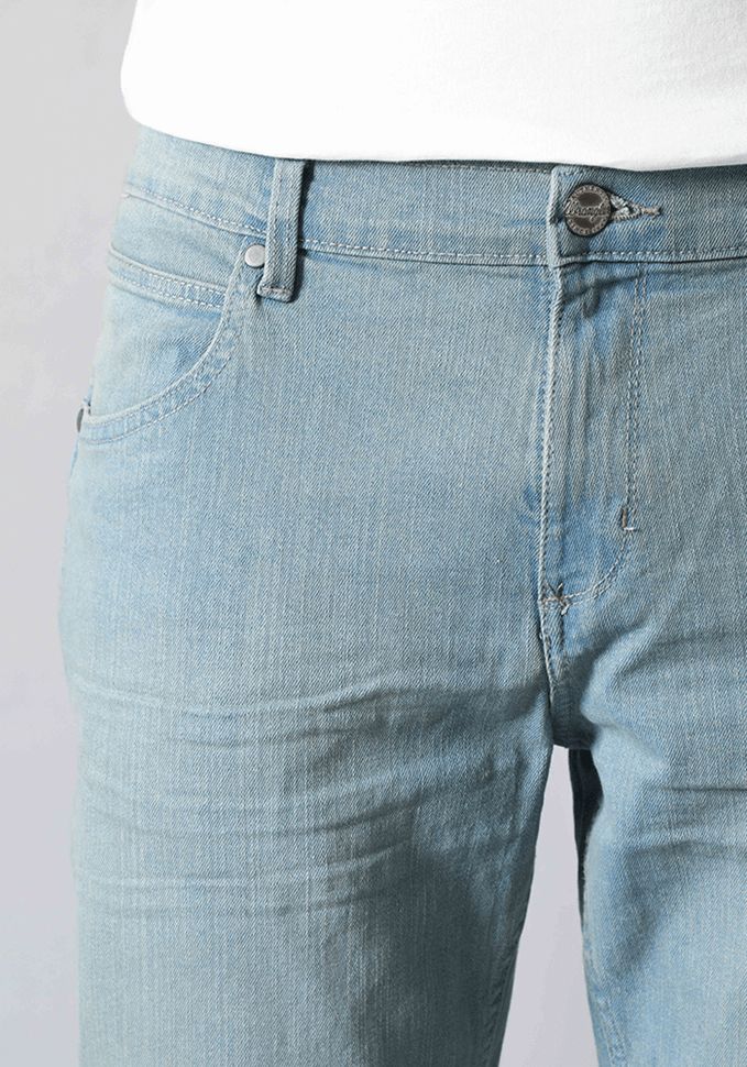 Jeans Greensboro Slim Straight Fit Silver Washed