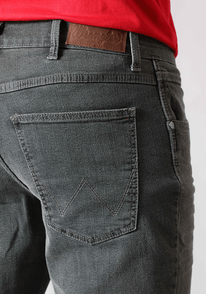 Jeans Hombre Greensboro Slim Straight Fit Black Grey