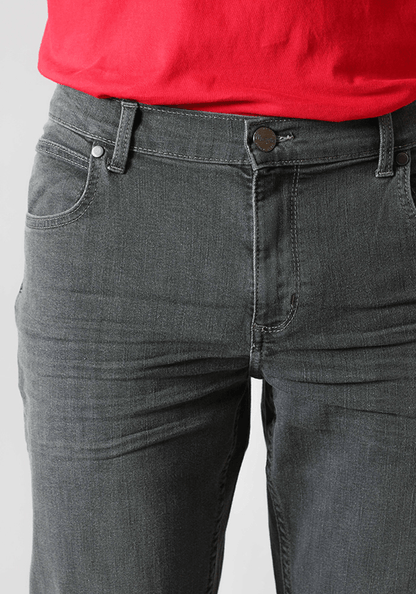 Jeans Hombre Greensboro Slim Straight Fit Black Grey
