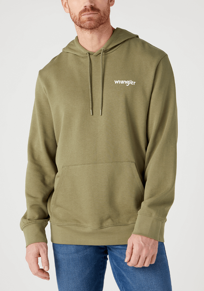 Polerón Hombre Logo Hoodie Deep Lichen Green