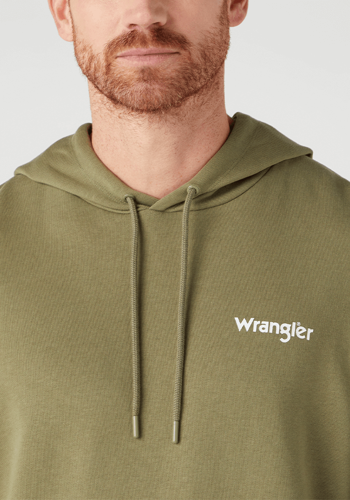 Polerón Hombre Logo Hoodie Deep Lichen Green