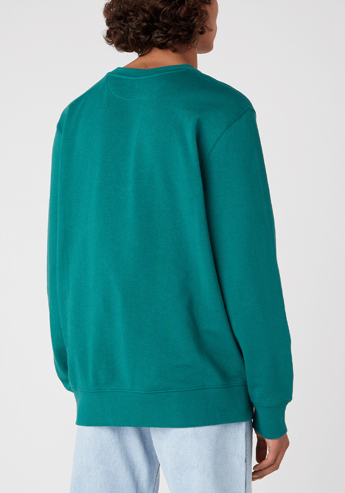 Polerón Hombre Logo Crew Neck Bayberry Green