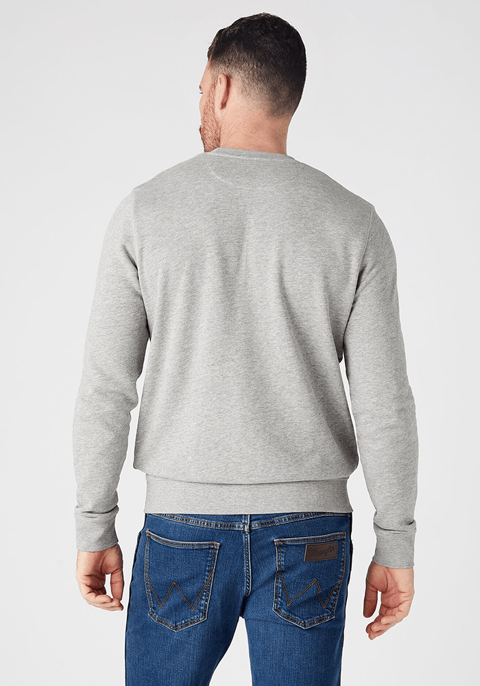 Polerón Crew Sweat Mid Grey Melange