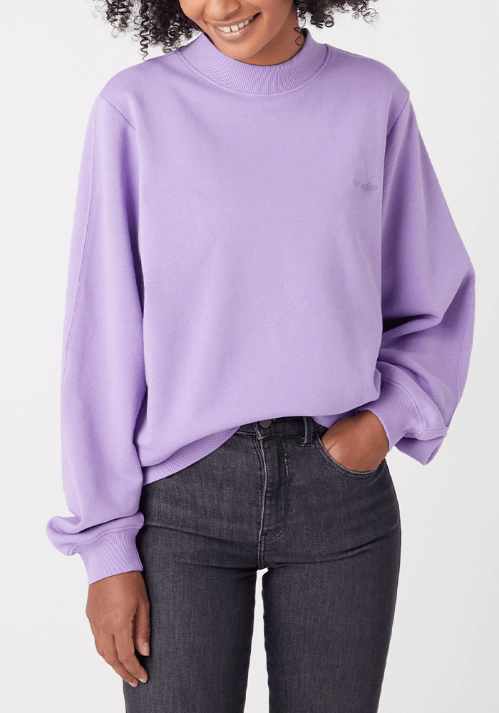 Polerón Mujer Crew Bougainville Purple