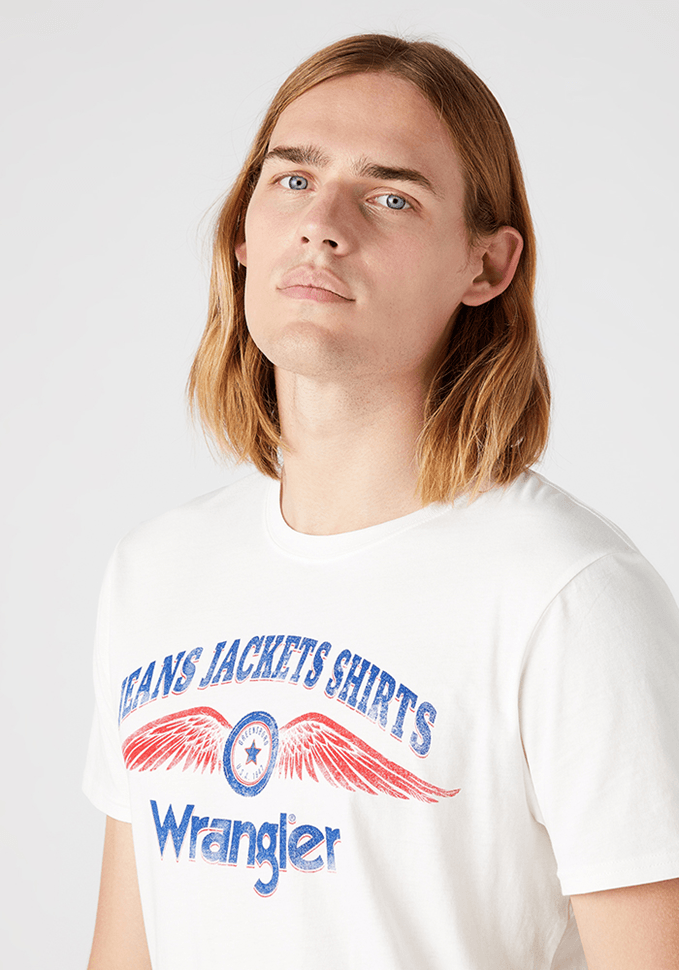 Polera Hombre Americana Off White