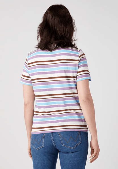 Polera Stripe Orchid Mist