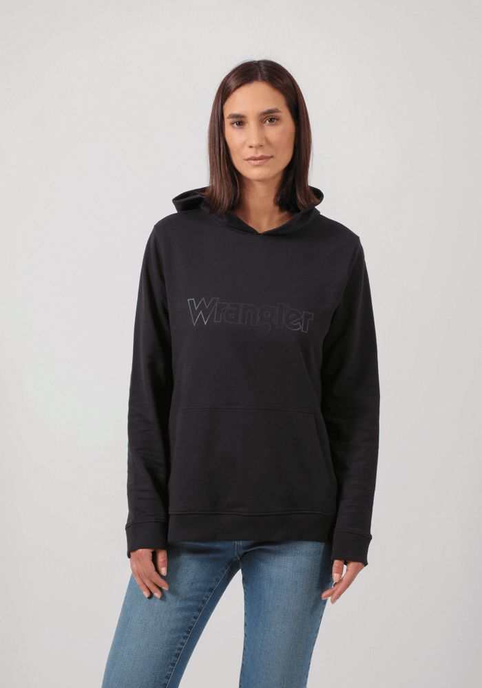Polerón Mujer Hoodie Logo Black