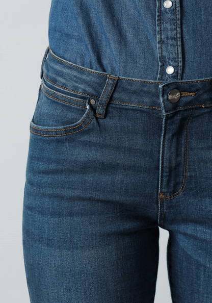 Jeans Mujer Slim Fit Vintage Ink
