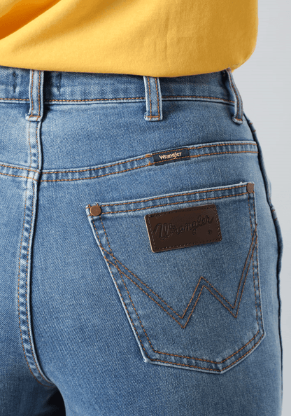 Jeans Mujer Tiro Alto Mom Fit We Care Static Stone