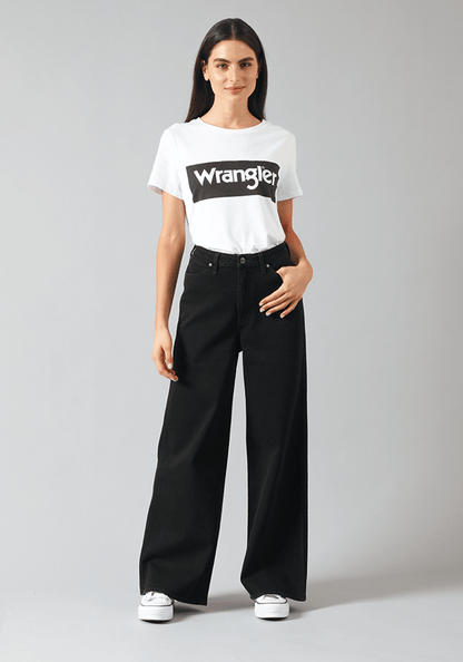 Jeans Mujer Tiro Alto Worldwide Flare Fit Black Wash