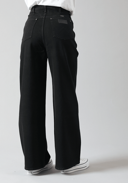 Jeans Mujer Tiro Alto Worldwide Flare Fit Black Wash