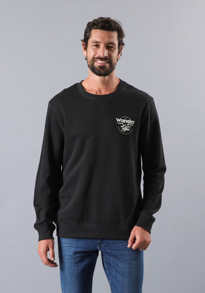 Polerón Eagle Crew Black Washed