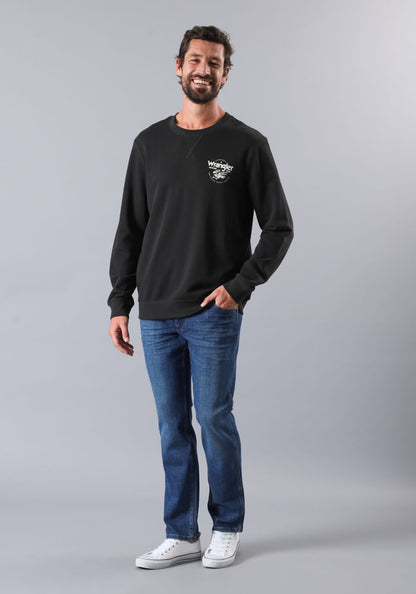 Polerón Eagle Crew Black Washed