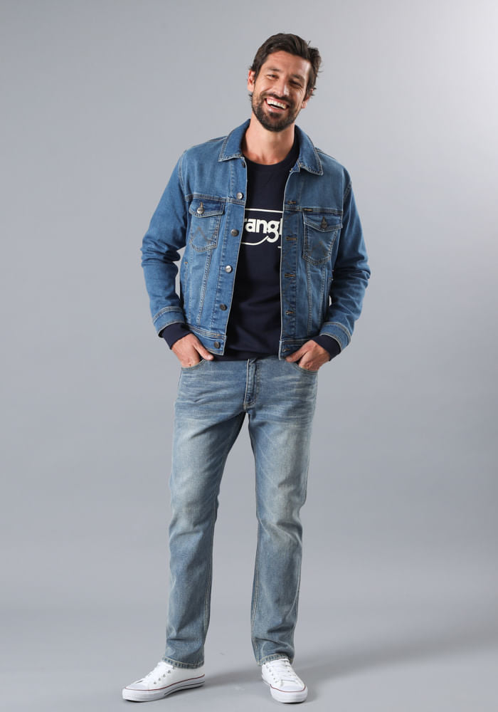 Jeans Greensboro Regular Straight Fit Silver Strong