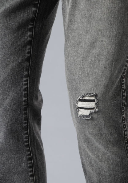 Jeans Larston Slim Tapered Fit Bllack Strong