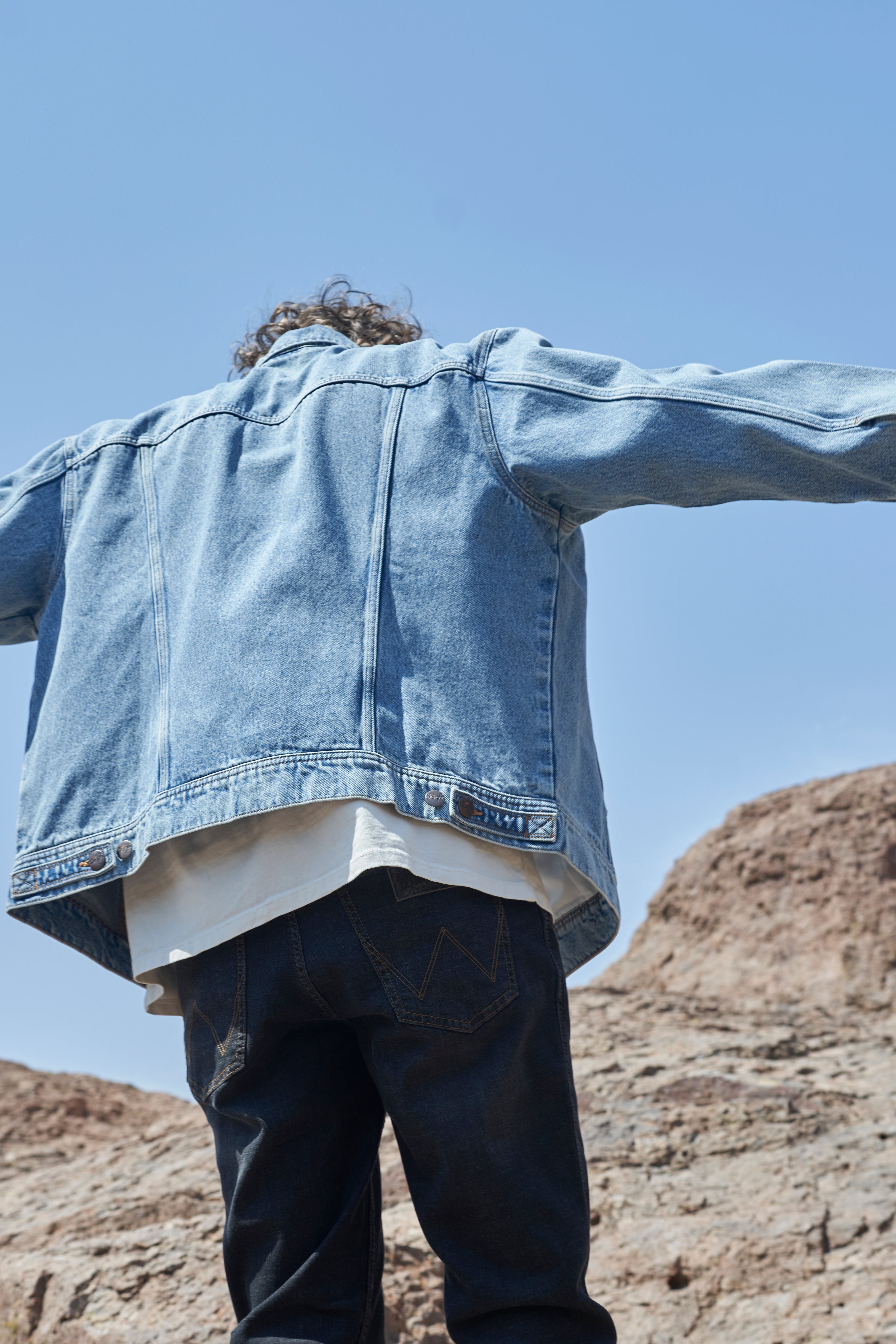 Chaqueta Hombre Trucker Denim Regular Fit Azul