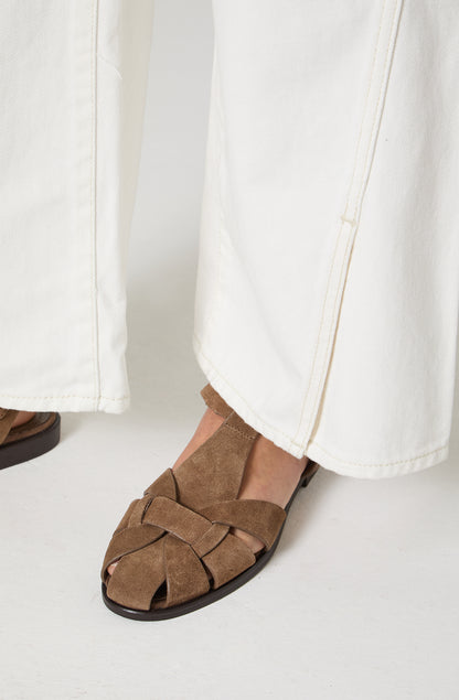 Jeans Mujer Loose Spat Relaxed Fit 100% Cotton Blanco