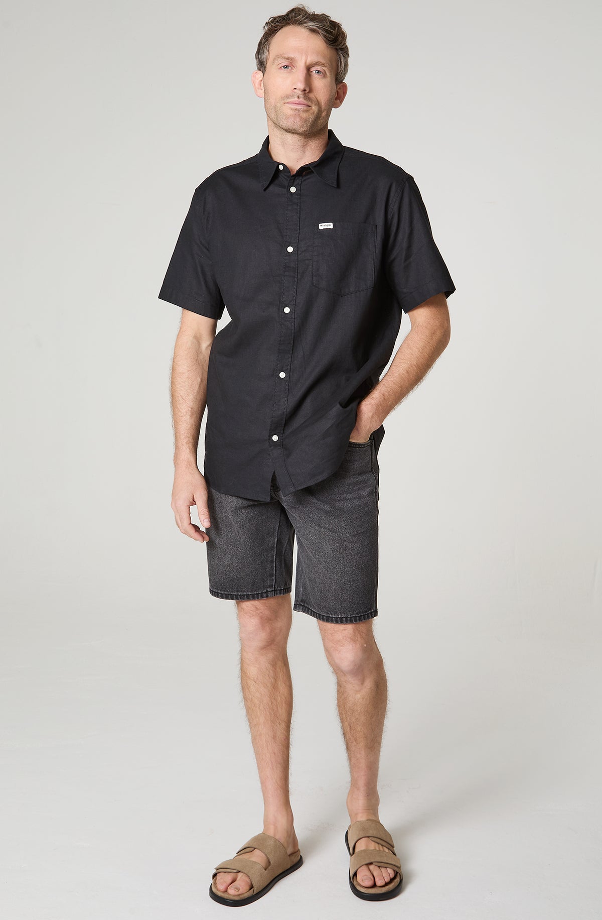 Short Hombre Texas Regular Fit Negro