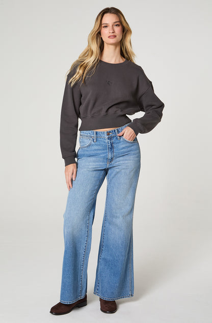 Jeans Mujer 70´Flare Azul Claro