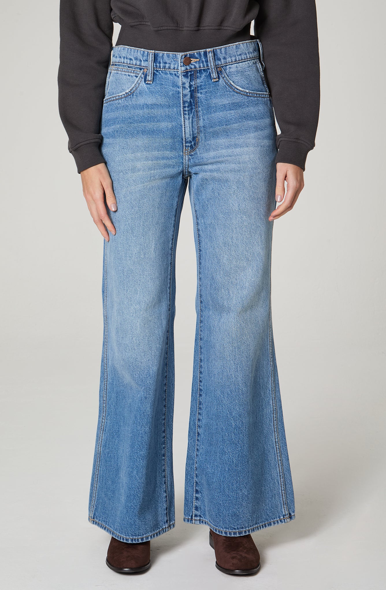 Jeans Mujer 70´Flare Azul Claro