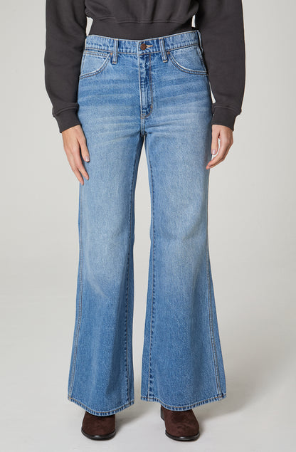 Jeans Mujer 70´Flare Azul Claro